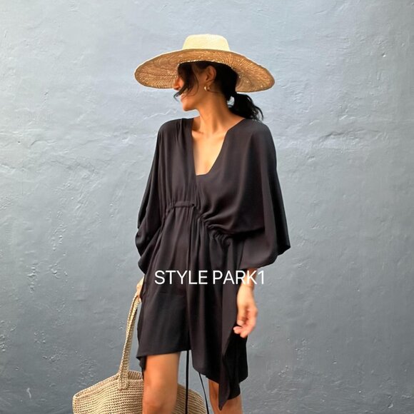 STYLE PARK ULUWATU SHORT KAFTAN DRESS - BNWT - ONE SIZE - Picture 1 of 9